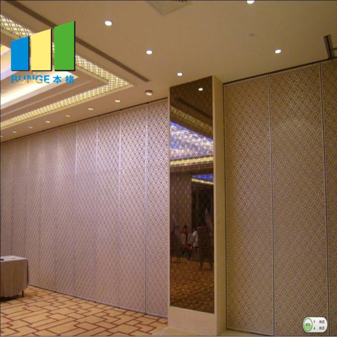 Hanging Movable Wood Folding Soundproof Acoustic Room Divider For