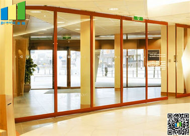 Sliding Aluminum Glass Partitions Wall 10 mm Glass for Home