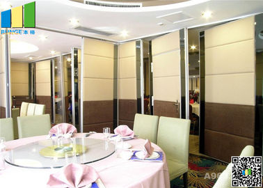 Meeting Room MDF Folding Partiion Walls , Hotel Operable Partition Walls