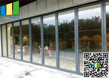 Folding Interior Demountable Glass Door Partition