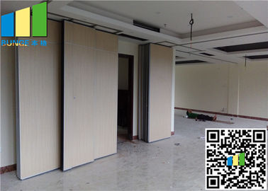 Movable Exhibition Partition Walls Sliding Folding Made By Melamine