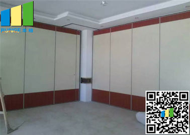 Exhibition Hall Laminated Acoustic Partition Wall Sliding Partitions Stylish Fabric