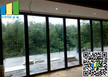 Folding Interior Demountable Glass Door Partition