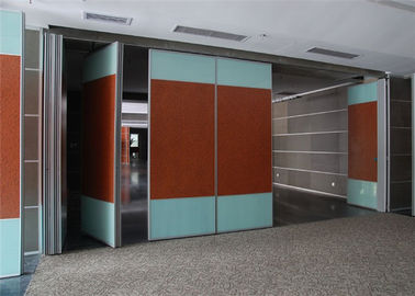 Banquet Hall Acoustic Room Dividers Aluminium Movable Wall 85 mm Thickness