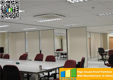 Powder Coated Meeting Room Sound Proof Partitions / Panels With Track System