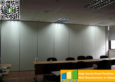 Motorized Manual Operated Projector Fireproof Sliding Partition Wall For Auditorium