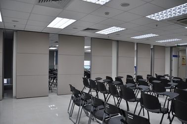 Sound Proof Acoustic Room Dividers , Floor or Ceiling Folding Partition Wall