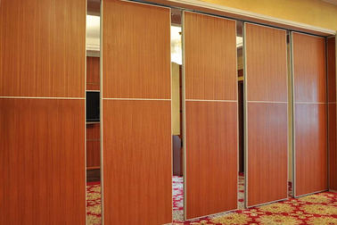 Standard indoor Banquet Hall Wooden Partition Walls Voice Insulation