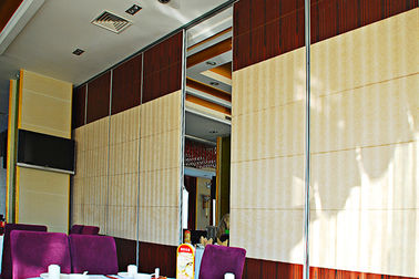 85 mm Thickness Sound Proofing Wooden Partition Walls With Aluminum Profile