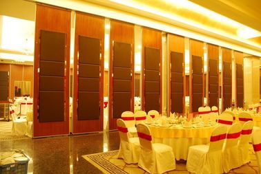 MDF Panel System Operable Sliding Partition Walls Sound Reduction
