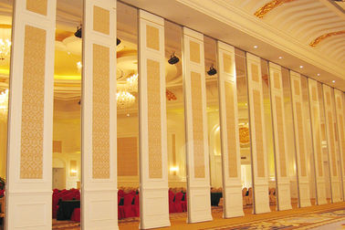 Wooden Surface Folding and Movable Partition Walls For Banquet Hall