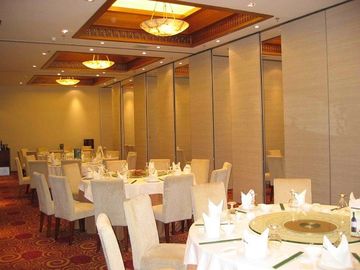 Movable Melamine Acoustic Room Dividers for Restaurant 6m Height