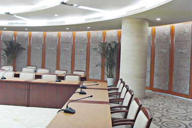 Top Hanging System Conference Room / Office Partition Walls With Aluminum Track