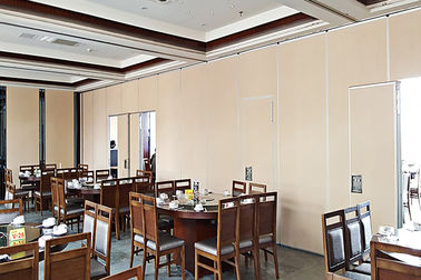 Aluminum Track Wooden Surface Movable Partition Walls for Banquet Hall