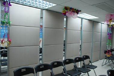 Commercial Furniture Folding Acoustic Sliding Partition Walls 85mm Thickness