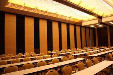 Aluminum Frame Melamine / Wooden Sliding Partition Walls For Conference Room