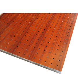 High Absorption Perforated Wood Acoustic Panels Wood Fiber Acoustic Board