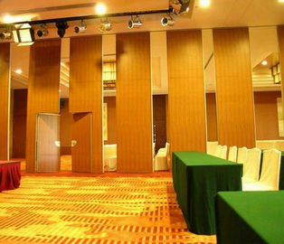 Restaurant Retractable Screen Acoustic Room Dividers Folding Sliding Floor to Ceiling