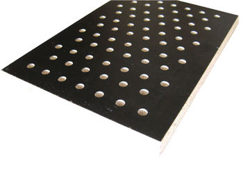 Eco Friendly Perforated Wood Acoustic Panels Polyester Fabric Fiber PET Acoustic Panels