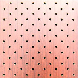 Polyester Fiber Perforated Wood Acoustic Panels Office Wood Soundproof Board