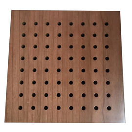 Soundproof Fiberglass Insulation Perforated Wood Acoustic Panels Wooden Board