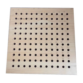 Sound Insulation Perforated Wood Acoustic Panels Wall Boards Indoor