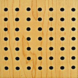 Interior Decoration MDF Board Wood Perforated Studio Room Acoustic Insulation Panel