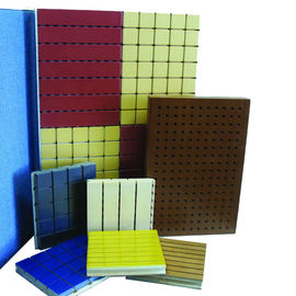 Perforated Theater Wooden Acoustic Panel Anti-fire Sound Absorption