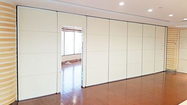 Aluminium Frame Movable Partition Walls , Soundproof Folding Office Room Dividers