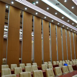Banquet Hall Acoustic Folding Wooden Partition Wall with Aluminum Track