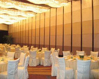 Aluminum Sliding Movable Partition Wall For Restaurant 85 mm Thickness