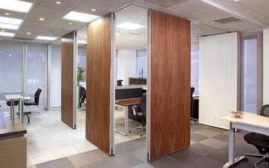 Operable Folding Partition Walls / Interior Decorative Office Furniture Soundproof Room Divider