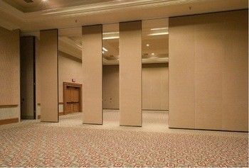 Sound Absorption Folding Partition Walls For Banquet Hall 500mm Width
