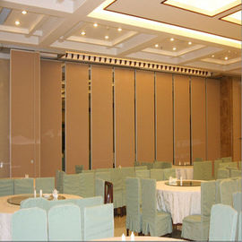 Melamine Surface Folding Sound Proof Wooden Partition Walls For Restaurant