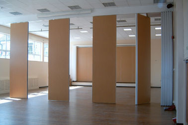 Folding Wall Acoustic Movable Room Divider , Banquet Hall Sound Proof Partition