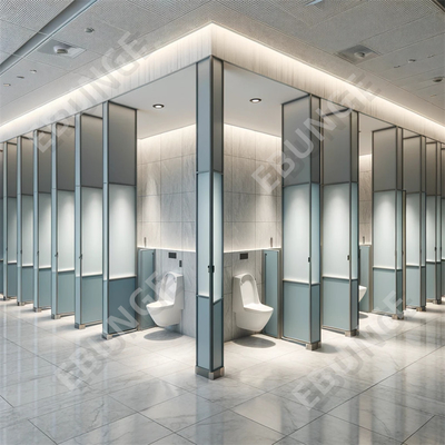 High Impact Resistance Modern Public Bathroom Partitions for High Traffic Areas