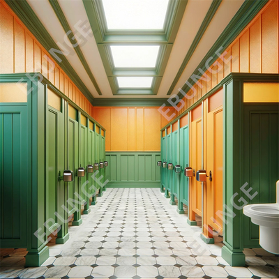 High Pressure Laminate Toilet Cubicle for Durability and Scratch Resistance