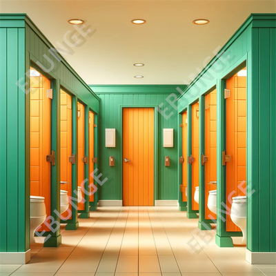 High Pressure Laminate Toilet Cubicle for Durability and Scratch Resistance