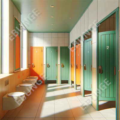 High Pressure Laminate Toilet Cubicle for Durability and Scratch Resistance