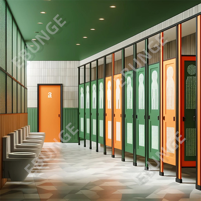 High Pressure Laminate Toilet Cubicle for Durability and Scratch Resistance