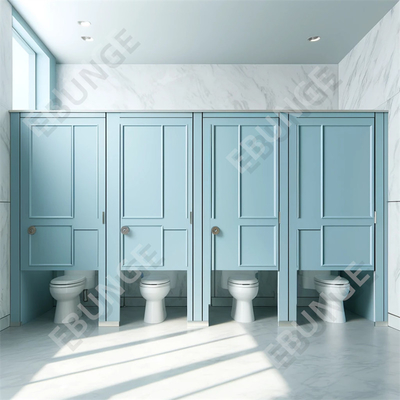 Easy To Clean Hinged Door Toilet Partition Wall Toilet Partition
