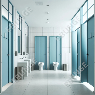 Easy To Clean Hinged Door Toilet Partition Wall Toilet Partition