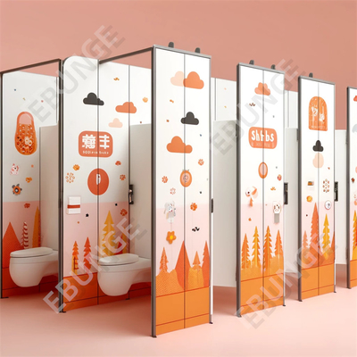 1950MM Durable Scratch and Impact Resistant Toilet Partition Wall