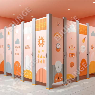 1950MM Durable Scratch and Impact Resistant Toilet Partition Wall