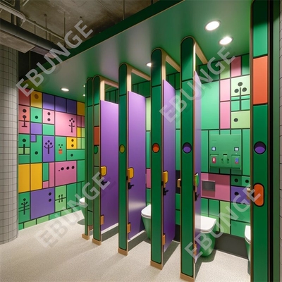 Full Privacy Affordable Restroom Partition with Easy Installation and Customization