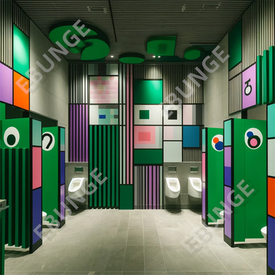 Full Privacy Affordable Restroom Partition with Easy Installation and Customization