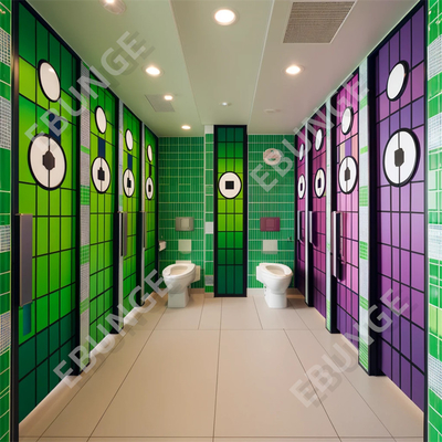Full Privacy Affordable Restroom Partition with Easy Installation and Customization