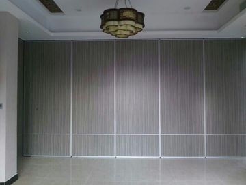 Customized Hotel Acoustic Room Dividers With Ceiling Track Heat Insulation