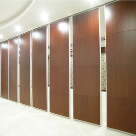 Interior Office Partition Walls , Folding Room Dividers with Sliding Aluminium Track Roller