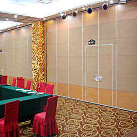 Acoustic Folding Door Partition No Floor Track Sliding Folding Partition For Banquet Hall